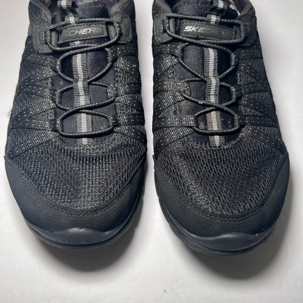 Skechers Gratis Strolling Black Slip On Sneakers - Picture 4 of 11